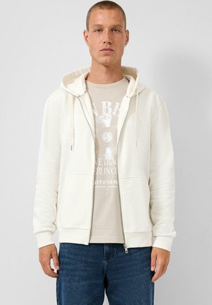 Sweater met rits - creme