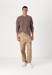 Hackett London CREW - Stickad tröja - malt beige