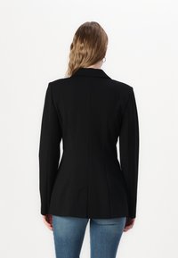 Good American PONTE EMBELLISHED DOUBLE BREASTED  - Suknjič - black