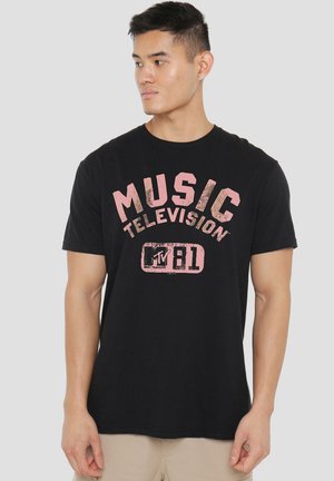 MUSIC TELEVISION ATHLETICS - T-Shirt print - black