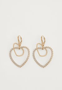 HEART ORBITAL - Earrings - gold-coloured