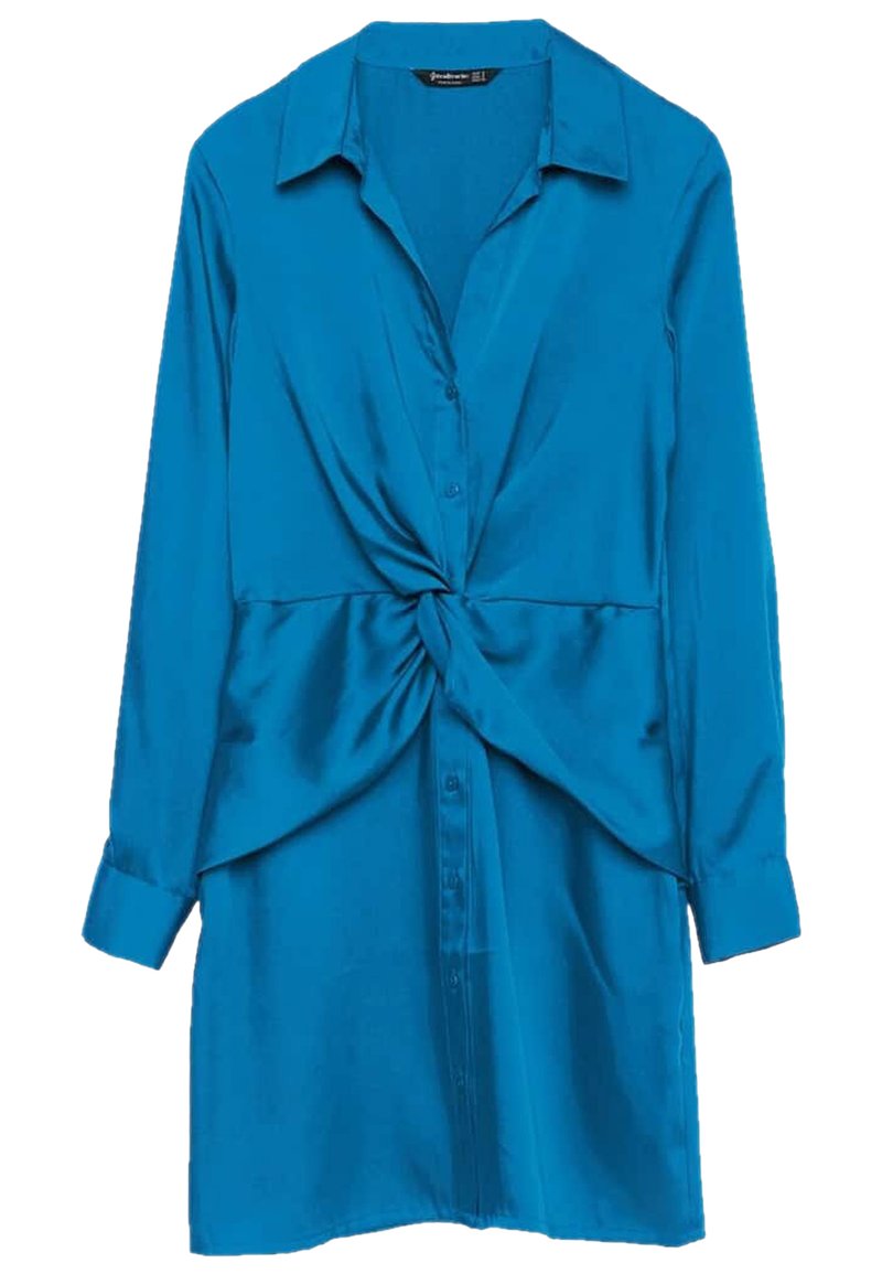 Stradivarius Blousejurk blauw gemêleerd