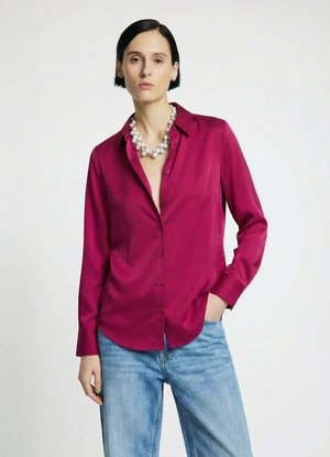 Calliope, TINTA - Button-down blouse - bordeaux chiaro