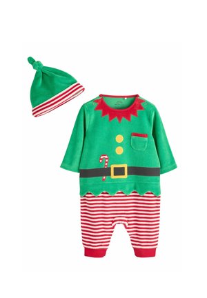 CHRISTMAS ELF REGULAR FIT SET - Mössa - green