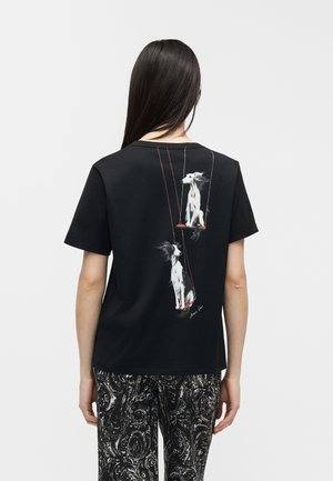 Marc Cain, Print T-shirt - black