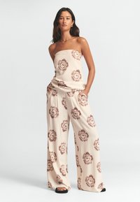 SEB - Bukser - neutral floral