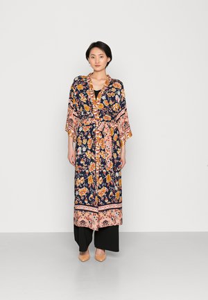 CRNOPPI KIMONO - Summer jacket - navy rose