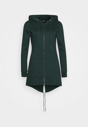 Urban Classics Zip-up sweatshirt - bottlegreen