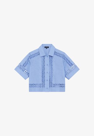 Caroll, CAROLL CAROLL FRENCH BRAND FASHION ELEGANT MODERN HEMD CHANTILLY - Chemisier - bleu ciel
