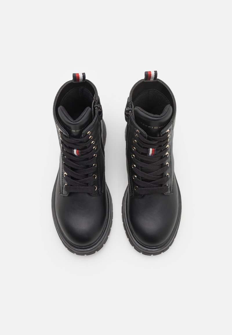 Zalando Bottine Lacet Tommy Hilfiger Femme Tommy Hilfiger BUCKLE LACE UP BOOT Lace-up Ankle Boots Black