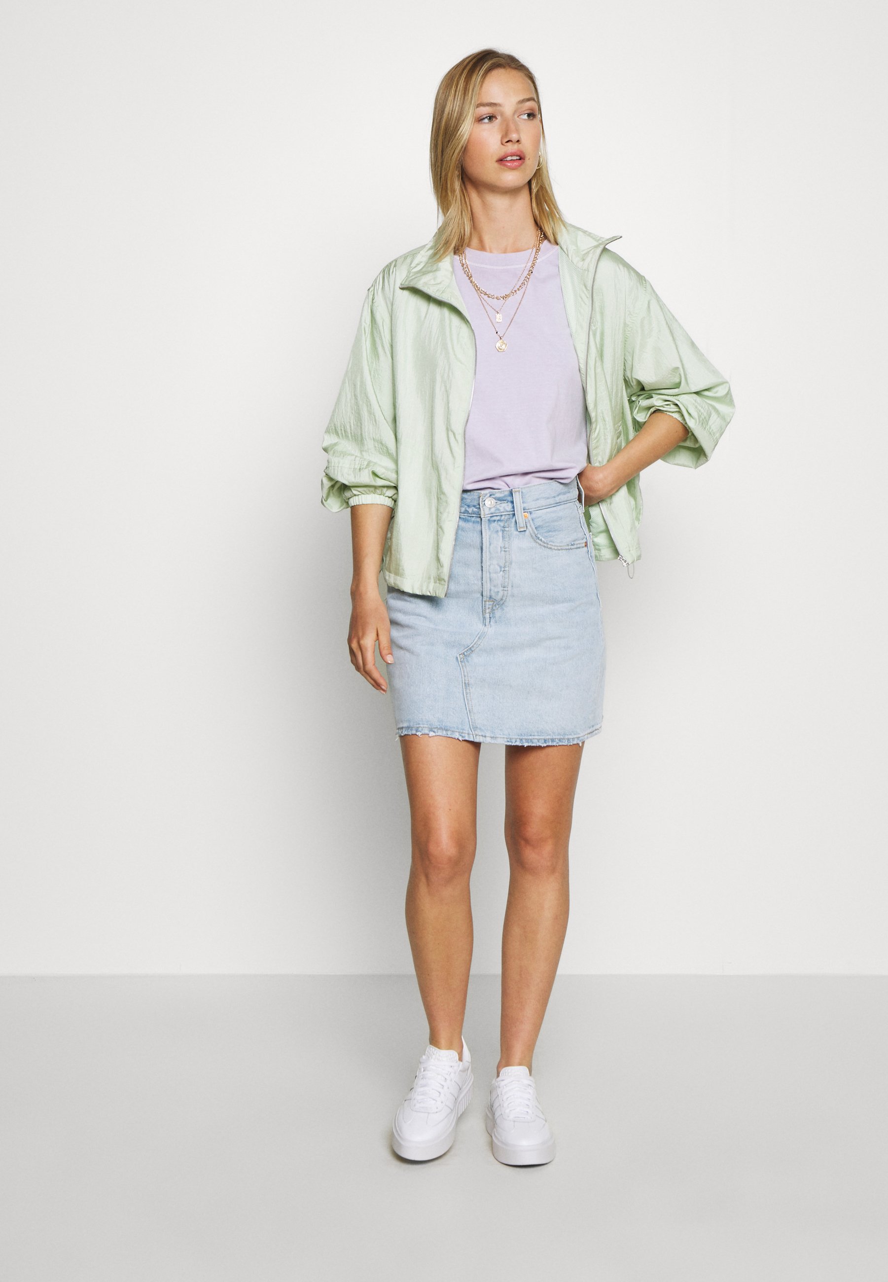 Levi's® DECON ICONIC SKIRT - Gonna di jeans - check ya later/carta da  zucchero - Zalando.it