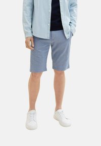 TOM TAILOR Shorts - chambray blue dobby