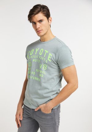 T-Shirt print - hedge green