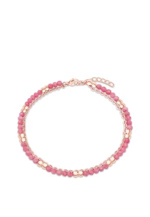S.OLIVER FUSSKETTE - ZWEIREIHIG AUS EDELSTAHL UND MIT BEADS - Fußkettchen - roségold