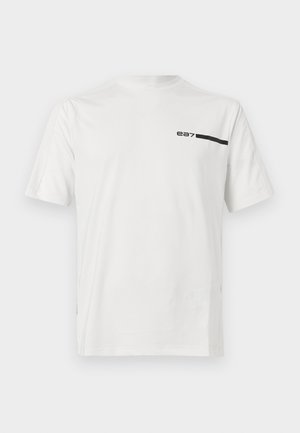 EA7 Emporio Armani, TRAIN LOGO SERIES TEE - Μπλουζάκι με στάμπα - sugar swizzle