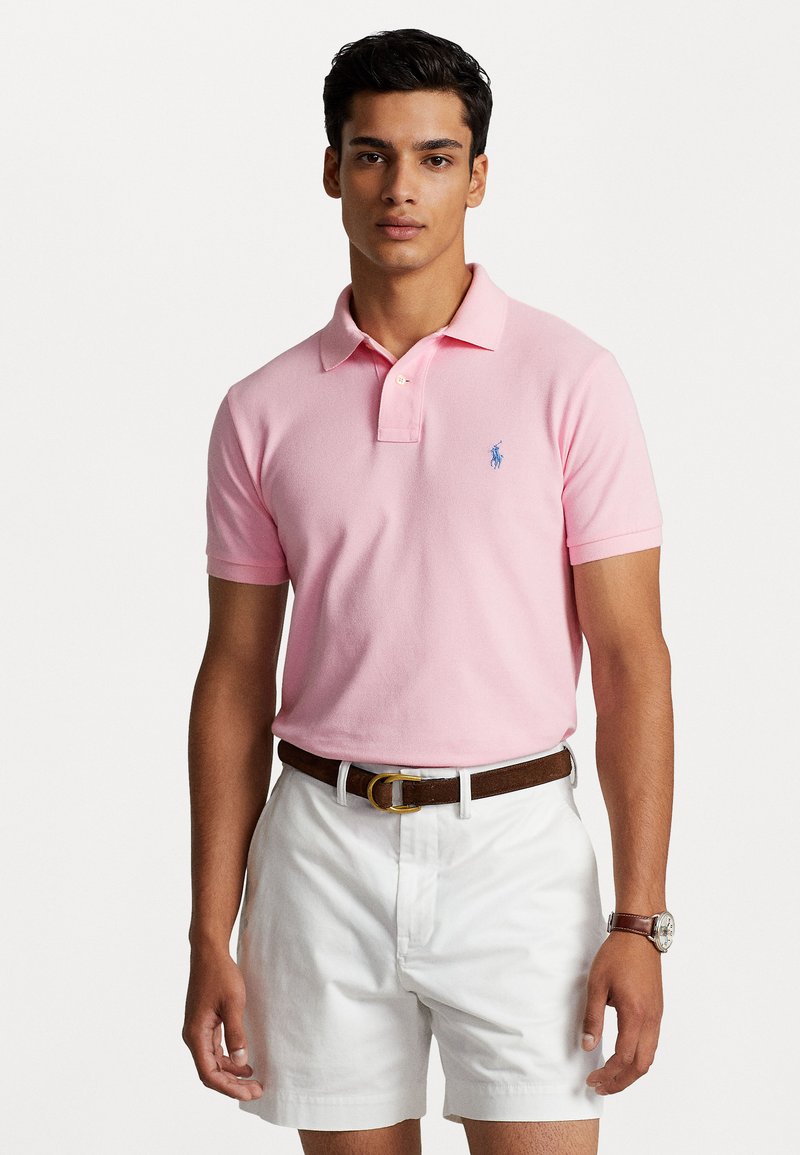 Polo Ralph Lauren - CUSTOM SLIM FIT MESH POLO SHIRT - Polo majica - carmel pink, Povečajte