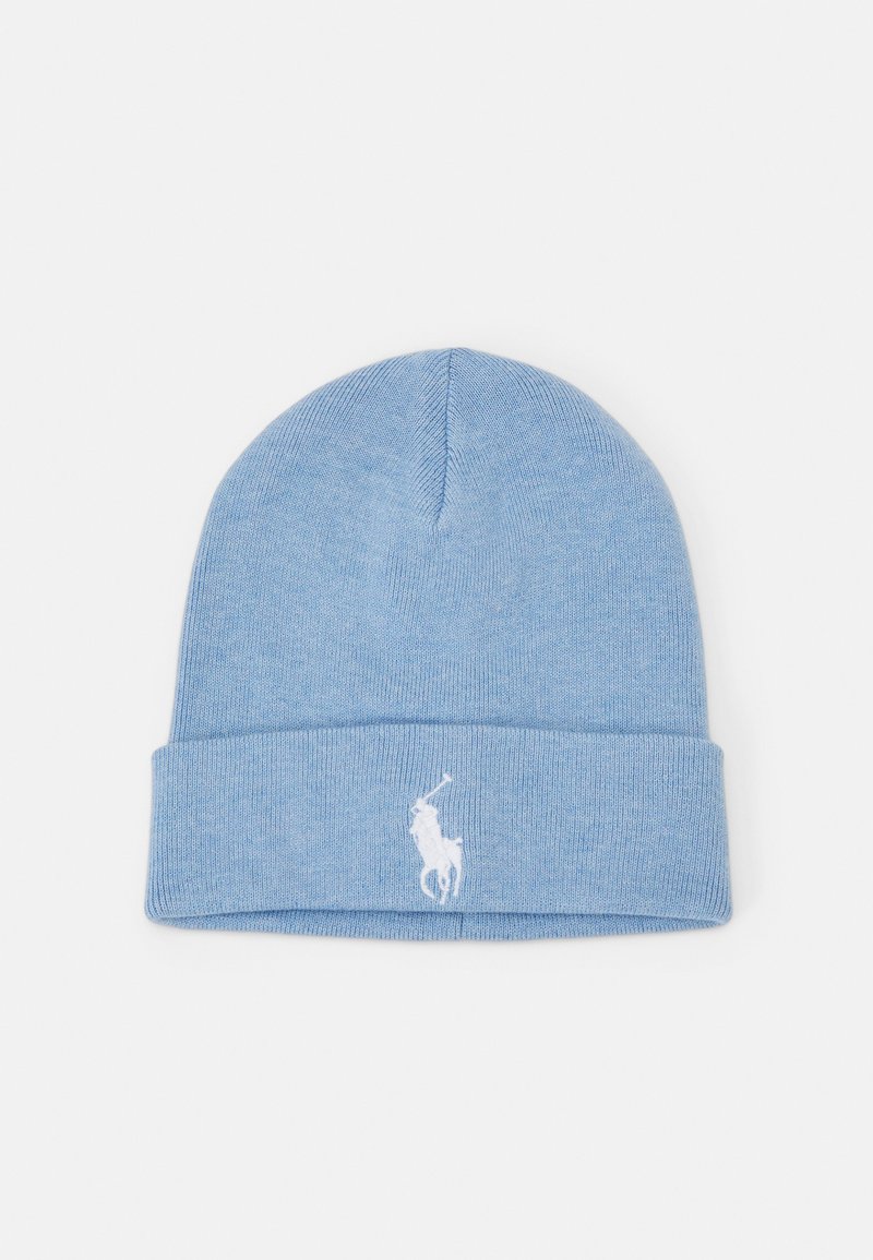 Polo Ralph Lauren COMBED COTTON BEANIE jamaica blue heather/bleu ZALANDO.FR