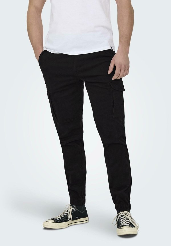 CARTER LIFE - Cargohose - schwarz