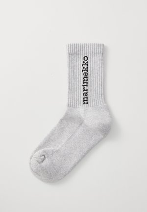 PUIKEA LOGO UNISEX - Sokid - light grey/black
