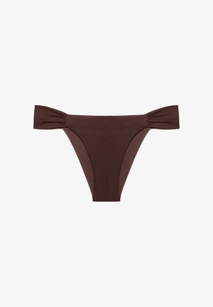 Yamamay, ICONIC - BIKINI BOTTOM - Braguita de bikini - chocolate plain