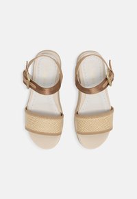 bugatti JIL - Platform sandals - beige/cognac