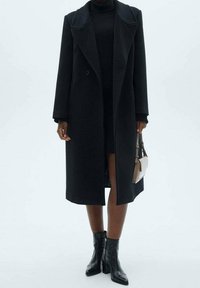 Mango Cappotto classico - black