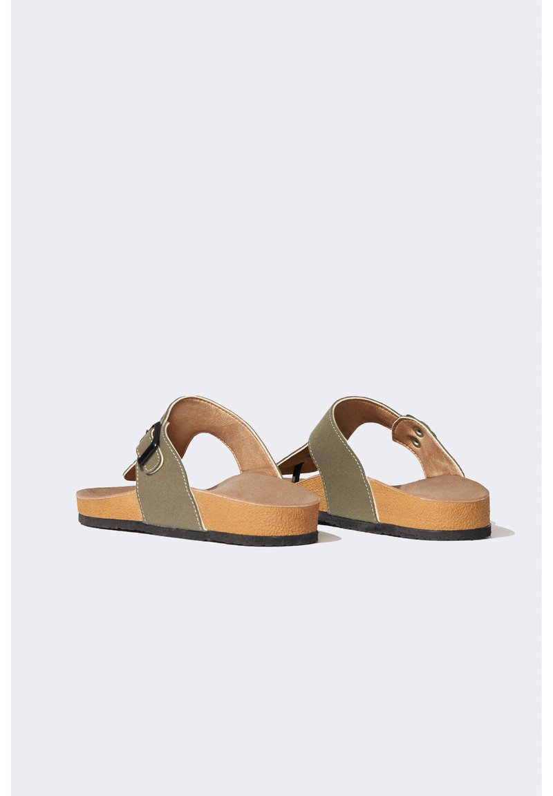 DeFacto Sandalias de dedo khaki/caqui Zalando.es