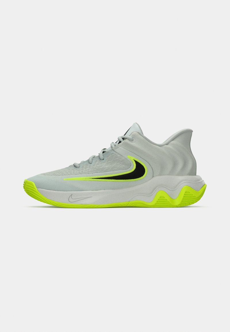 Nike Men\'s light gray  Athletic Shoes with Neon Yellow Swoosh Nike Air Max 90 “Neon” - Men main image 4
