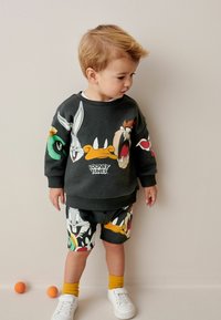 Next LOONEY TUNES CREW  SET    - Collegepaita - charcoal grey