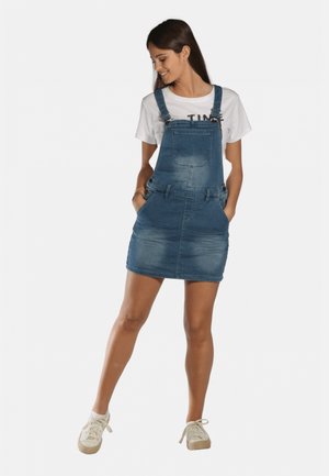 LENA - Robe en jean - bleu