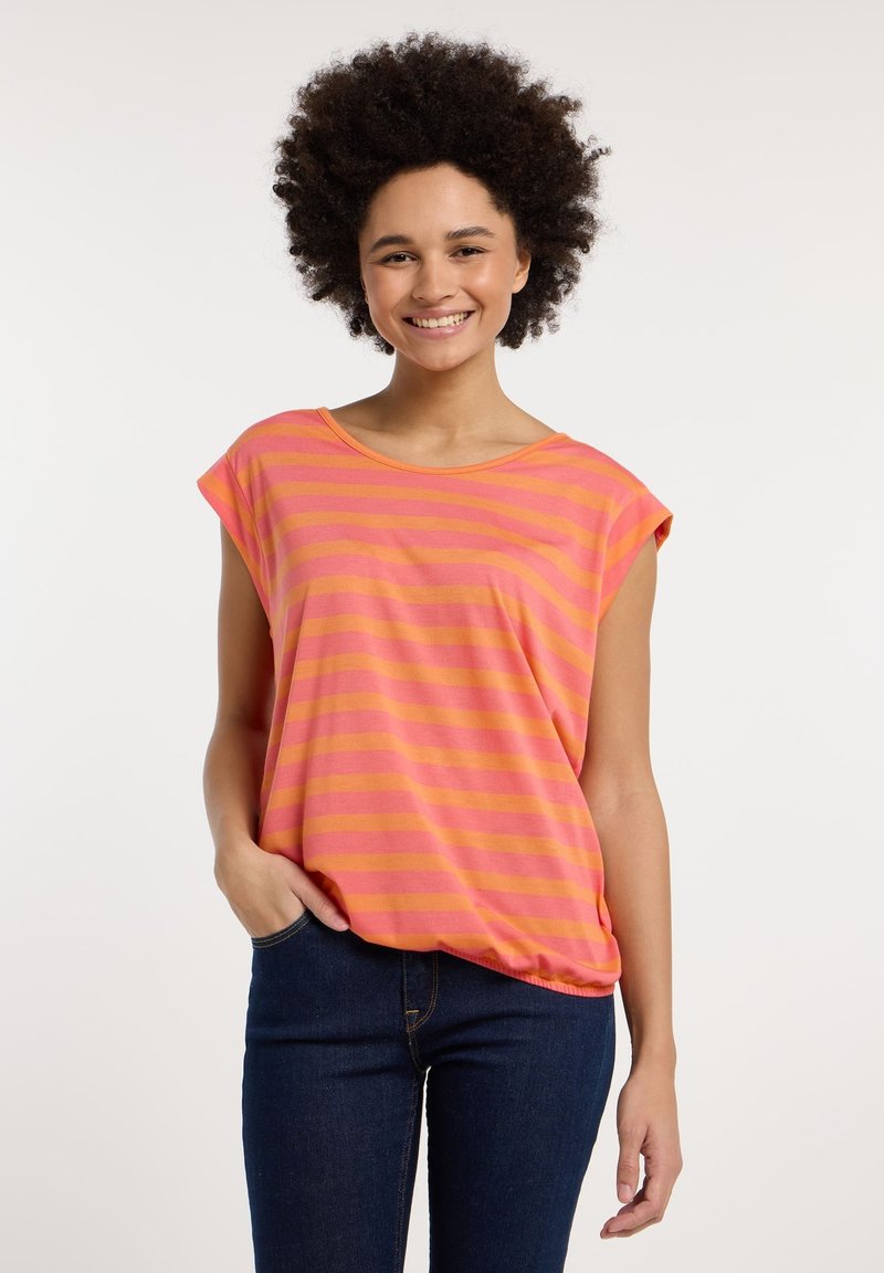 Ragwear TULSA - T-shirt imprimé - coral