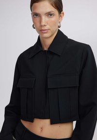 Ipekyol WIDE POCKET CROP - Lichte jas - black