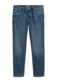 TOM TAILOR TTMARVIN Straight - Straight leg jeans - used mid stone blue denim