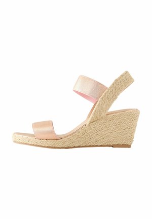 Lipsy REGULAR FIT - ELASTIC LOW - Platvormsandaalid - rose gold