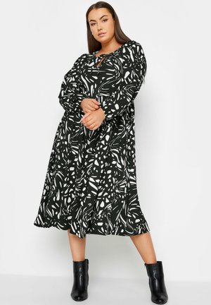 ABSTRACT MIDI - Vestido informal - black