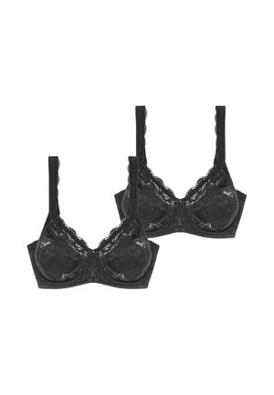 2-PACK STELLINA - Underwired bra - black