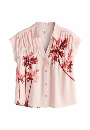 REGULAR FIT - SHORT SLEEVE - Hemdbluse - pink palm print