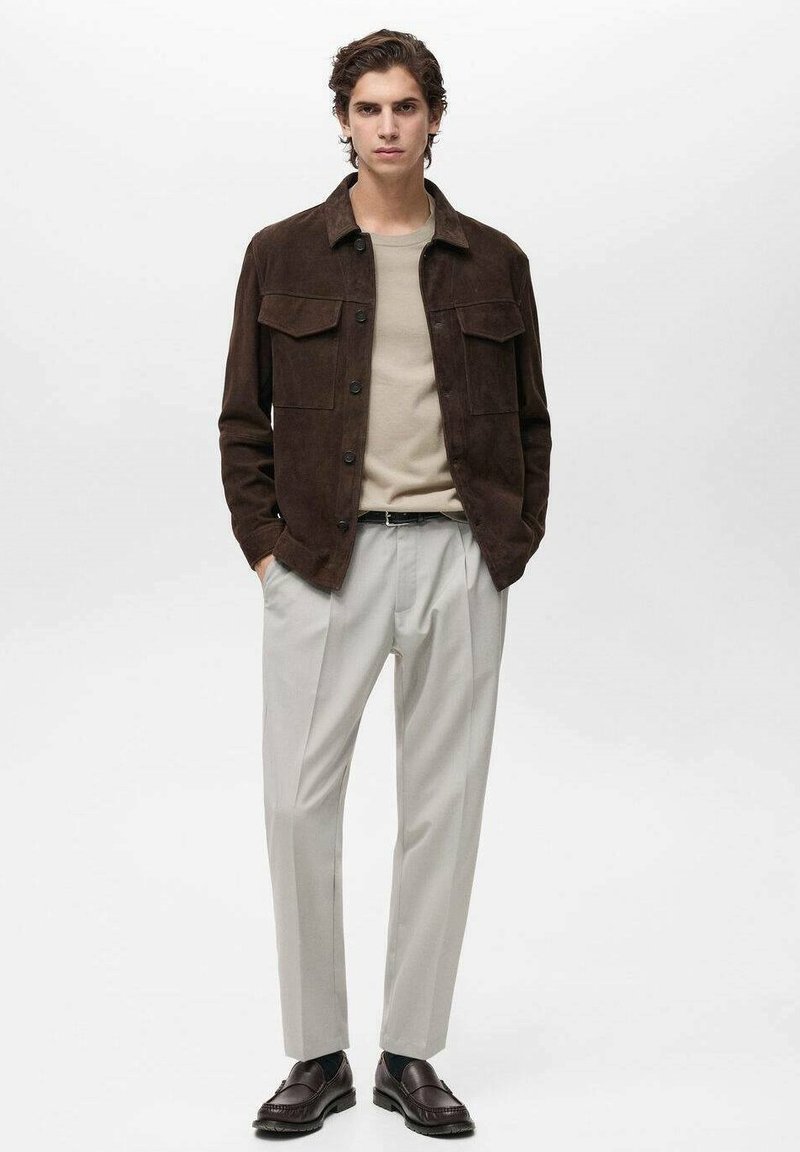 Mango T-shirt basique grey/gris