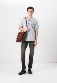 TOM TAILOR JOSH  - Jean droit - used dark stone black denim