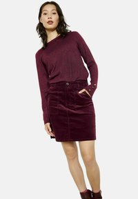 LolaLiza Jupe trapèze bordeaux wine/bordeaux ZALANDO