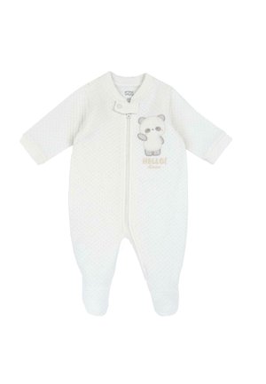 FRONT OPENING - Sleep suit - white