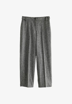 Next TALL FIT - PREMIUM HERRINGBONE BARREL - Nohavice - black white