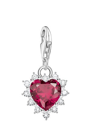 CHARM LAB-GROWN RUBIN - Anhänger - silver-coloured