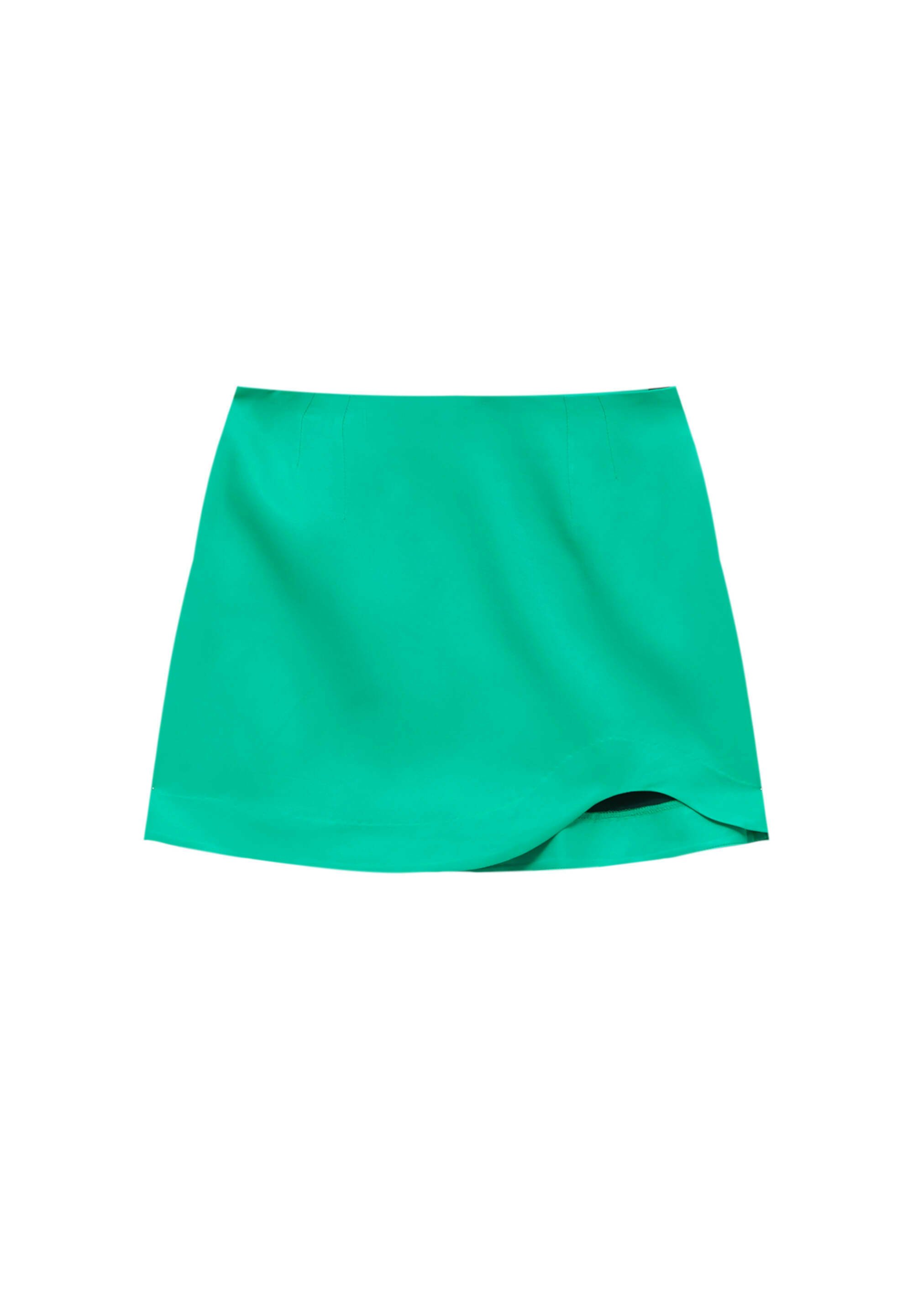 PULL\u0026BEAR WITH WAVY - A-lijn rok - green/groen - Zalando.nl