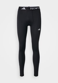 TECHFIT COMPRESSION 3-STRIPES LONG - Tajice - black