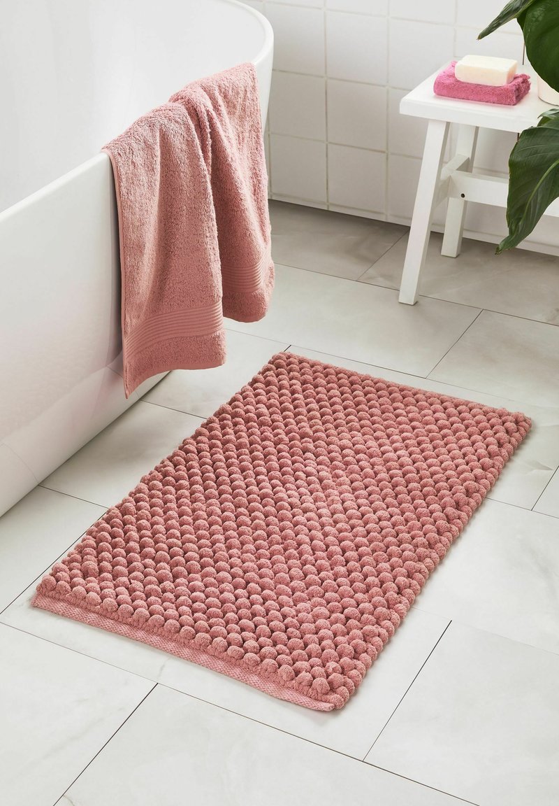 Next BOBBLE UNISEX - Badematte - dusky pink/pink meliert