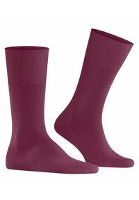 FALKE AIRPORT - Socken - red plum