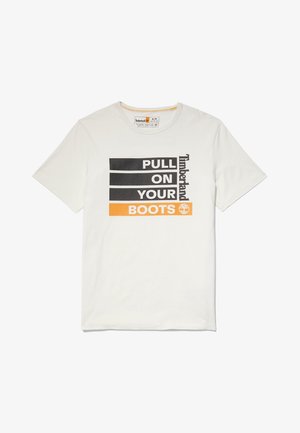 Timberland T-shirt con stampa - white