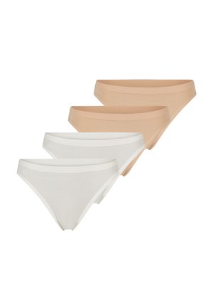 4ER PACK GO SENSE - G-strenge - creme   beige