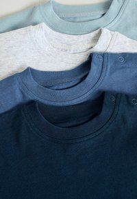 Next REGULAR FIT SHORT SLEEVE 4 PACK - Triko s potiskem - blue